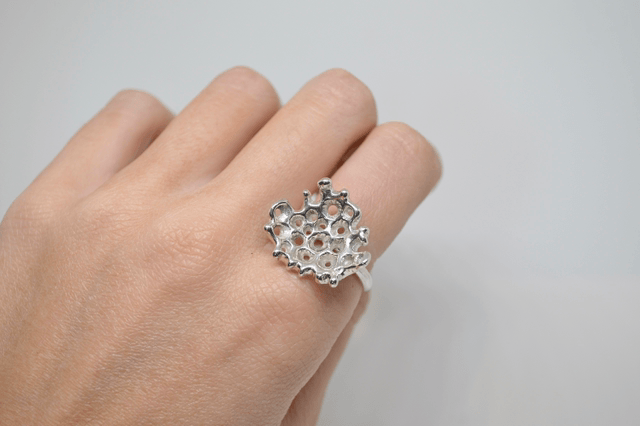 Bague corail