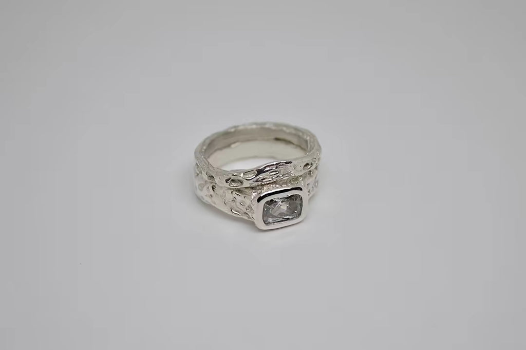 N°14 – Bague en argent 925 et oxyde de zirconium