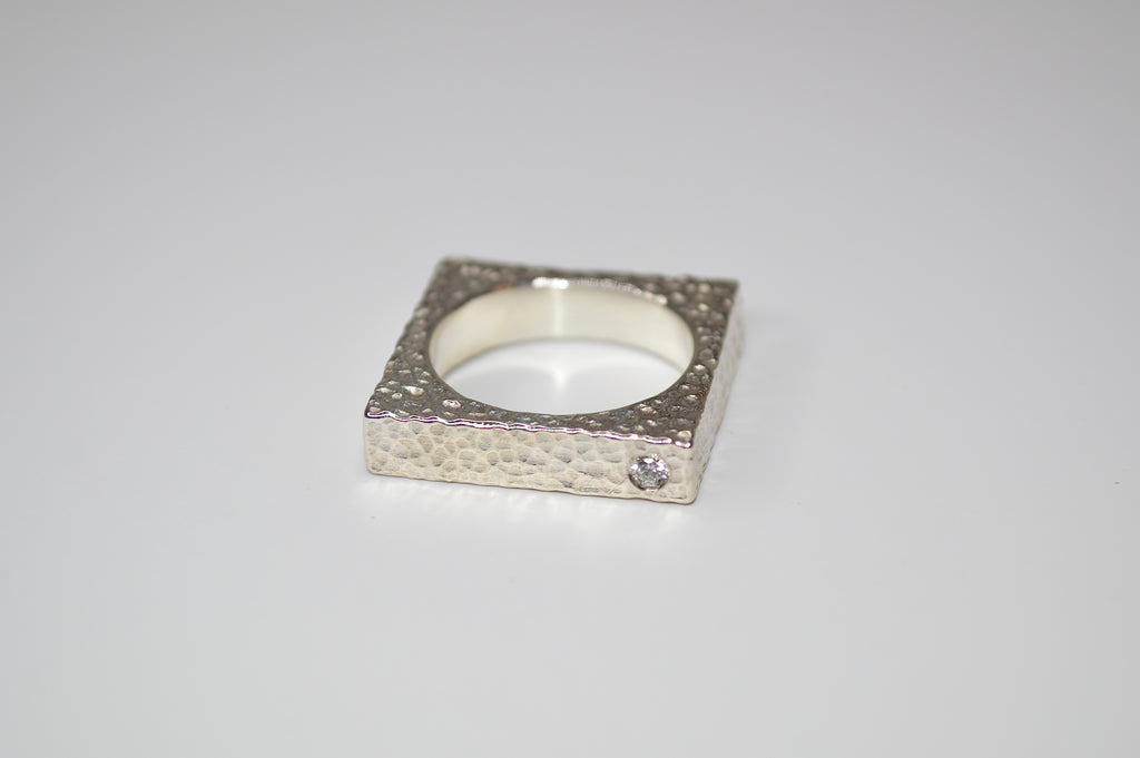 N°2 – Bague en argent 925 et oxyde de zirconium