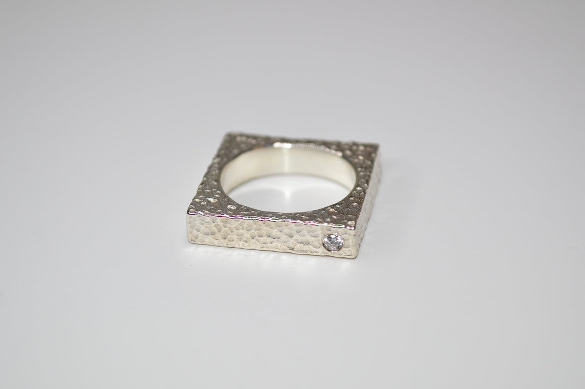 N°2 – Bague en argent 925 et oxyde de zirconium