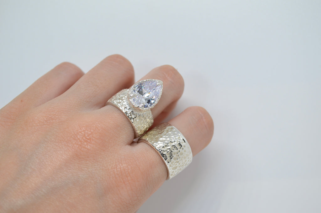 N°1 – Bague en argent 925 et oxyde de zirconium