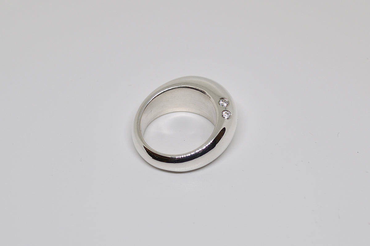 N°5 – Bague en argent 925 et oxyde de zirconium