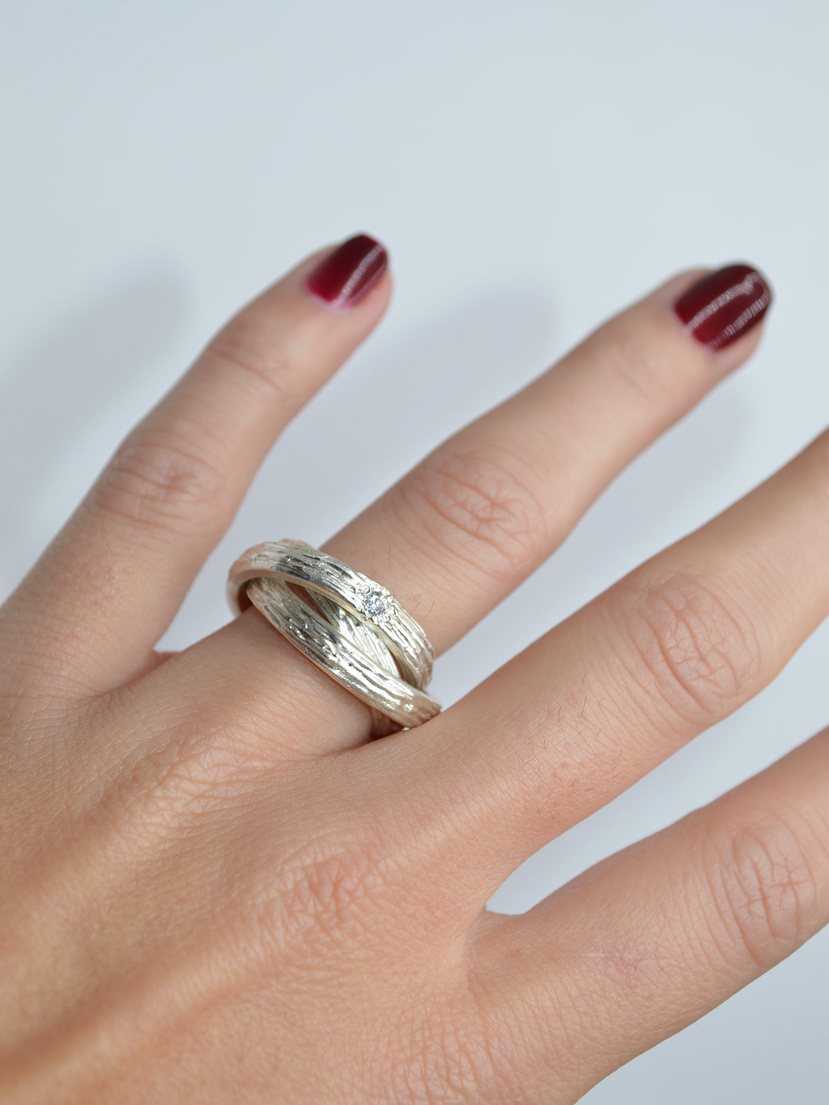 N°3 – Bague en argent 925 et oxyde de zirconium