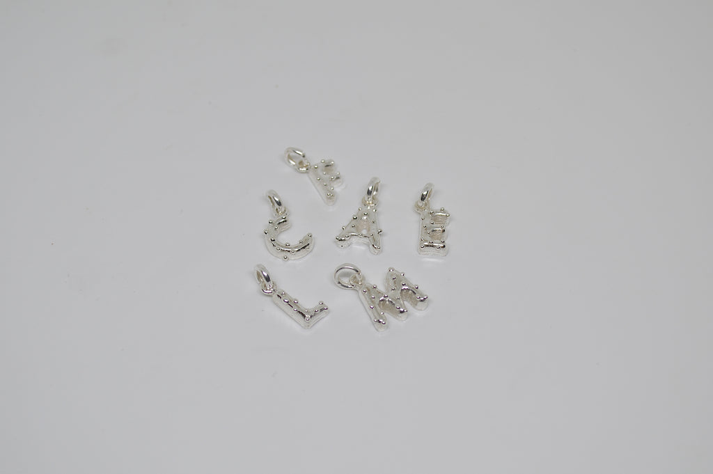 L’initiale – pendentif en argent 925