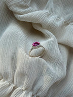 N°23 – 925 sterling silver and sapphire ring