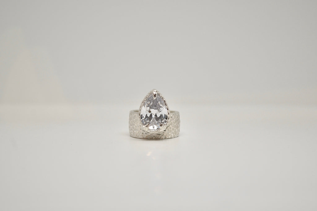 N°1 – Bague en argent 925 et oxyde de zirconium