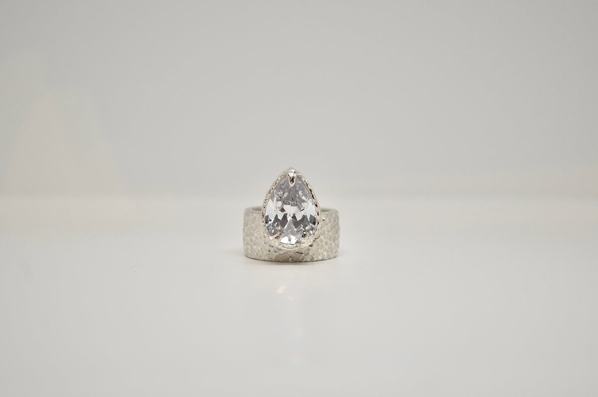 N°1 – Bague en argent 925 et oxyde de zirconium