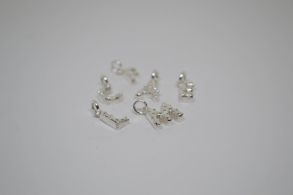 L’initiale – pendentif en argent 925