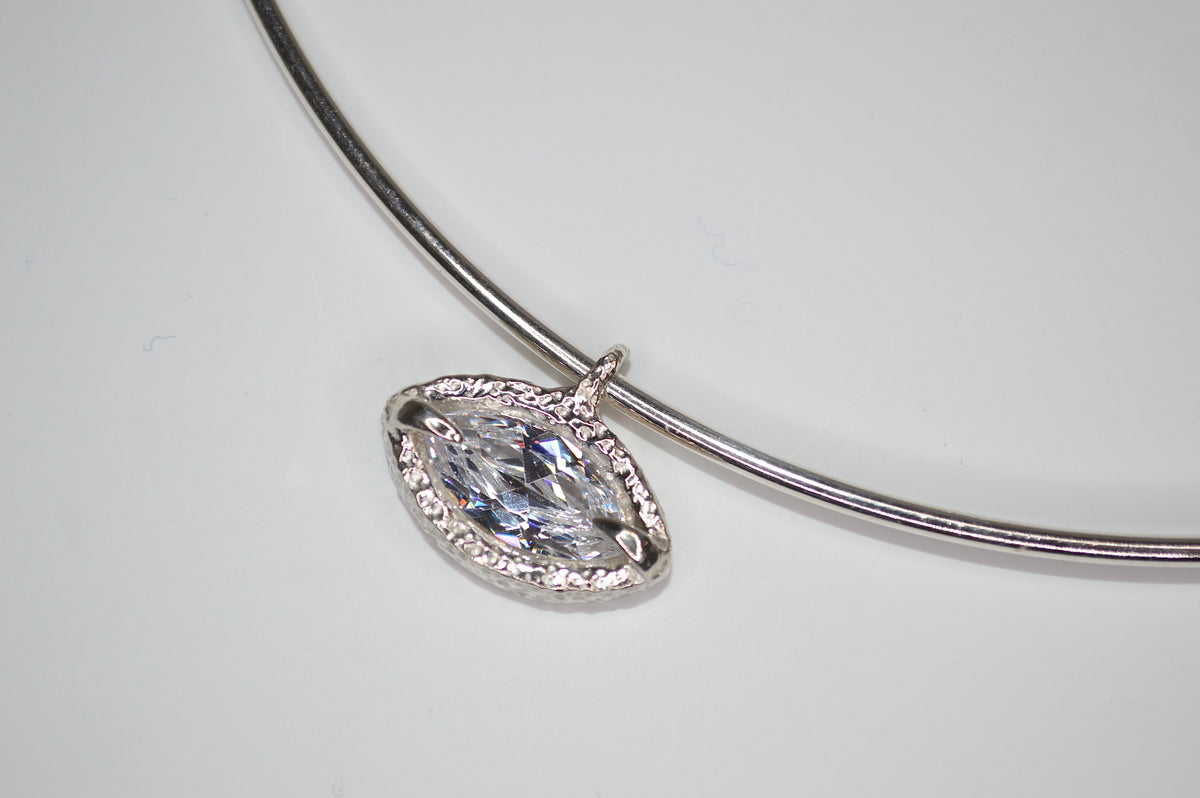 N°10 – Collier en argent 925 et oxyde de zirconium