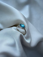 N°25 – Bague en argent 925 et saphir