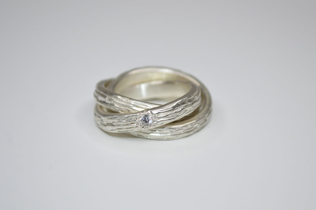 N°3 – Bague en argent 925 et oxyde de zirconium