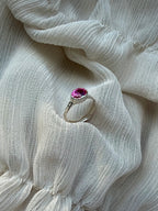 N°23 – 925 sterling silver and sapphire ring