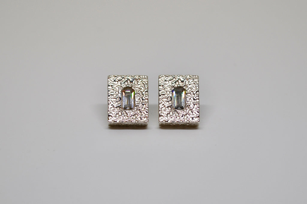 N°8 – Boucles d’oreilles en argent 925 et oxyde de zirconium