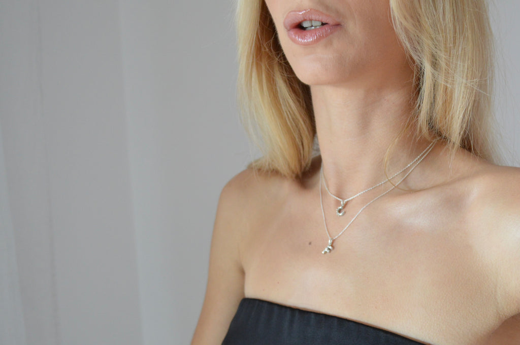 L’initiale – pendentif en argent 925