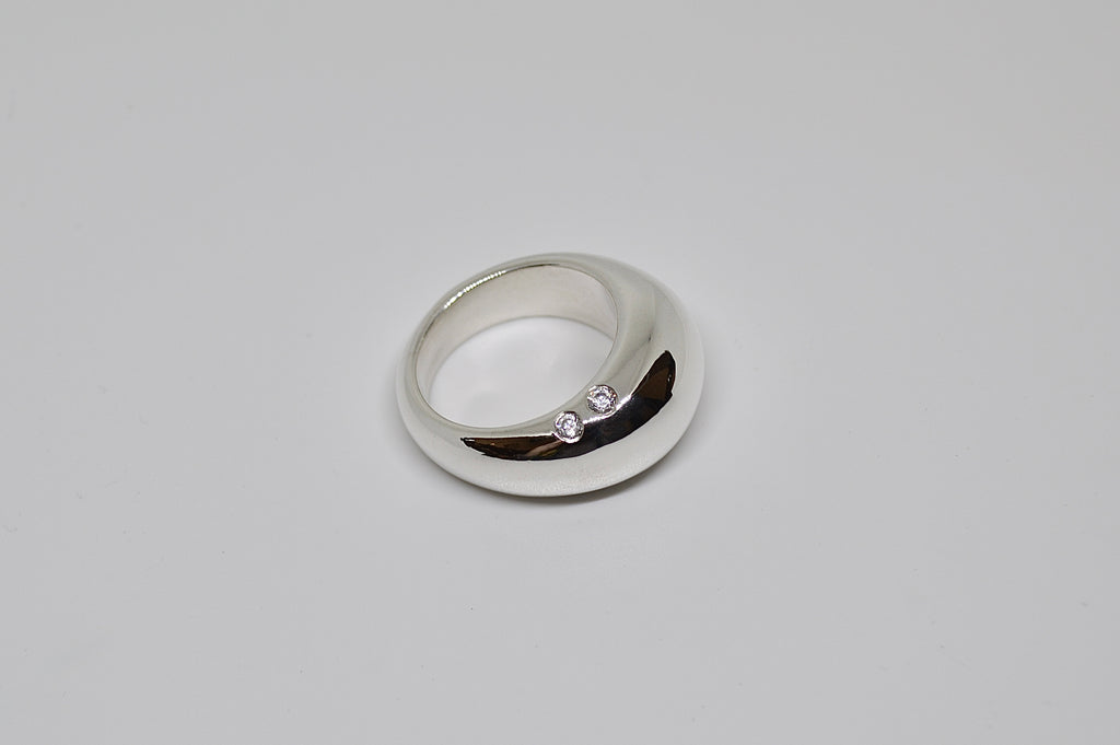 N°5 – Bague en argent 925 et oxyde de zirconium